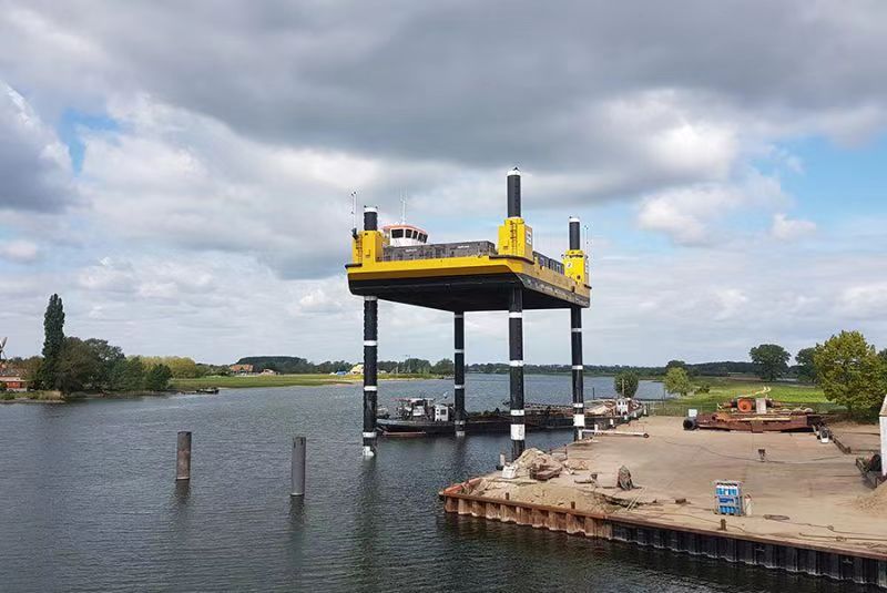 SCO HID Jack up Barge exporta para a América do Sul para serviços marítimos