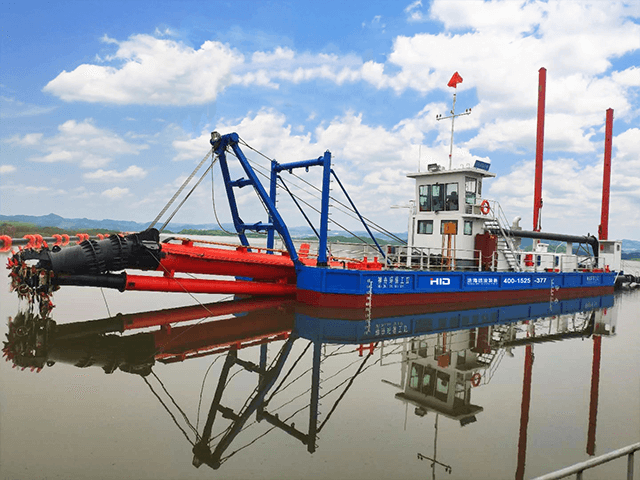  Draga de sucção com cortador de dragagem de rio de venda quente.